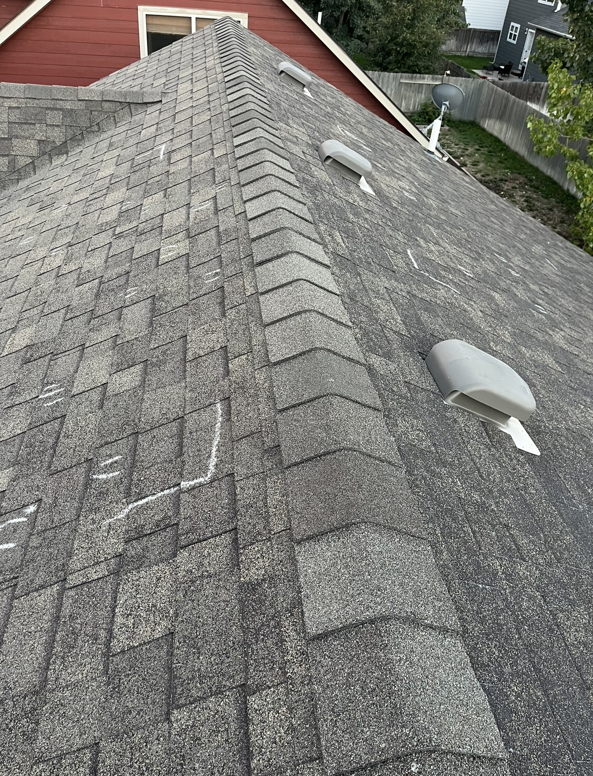 Roof inspection finding